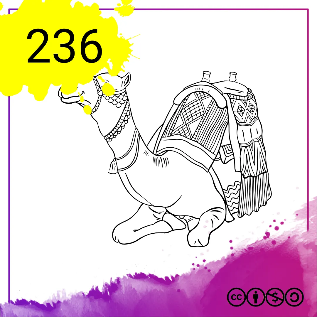 Mein Malbuch Heft Nr. 236 - Kamele