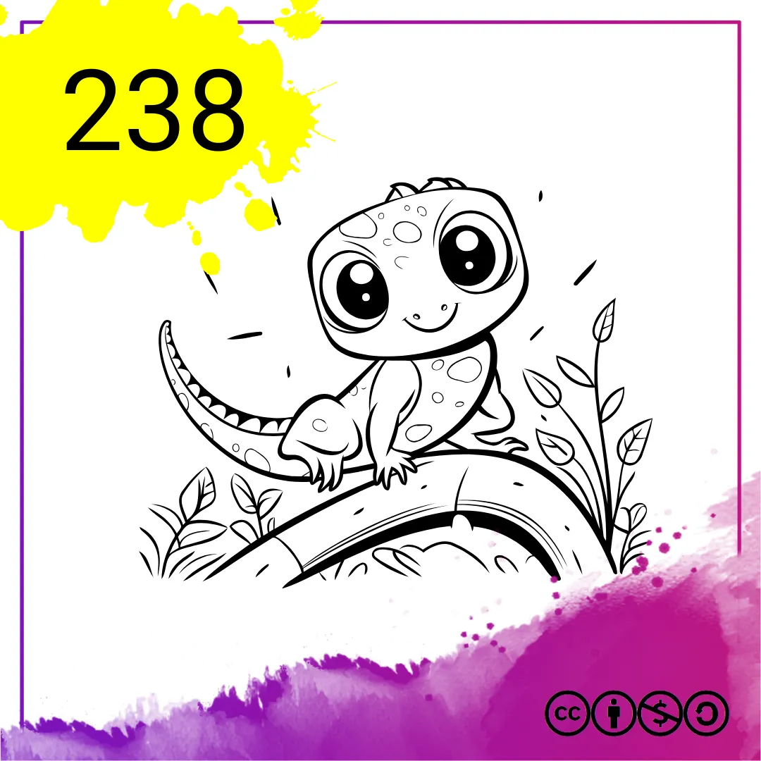 Mein Malbuch Heft Nr. 238 - Chamäleons