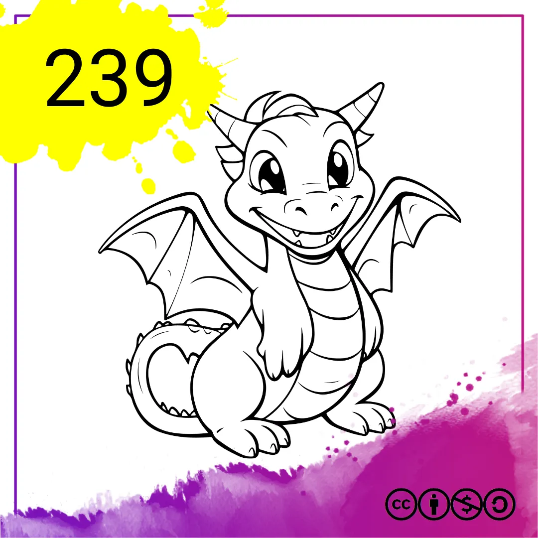 Mein Malbuch Heft Nr. 239 - Drachen