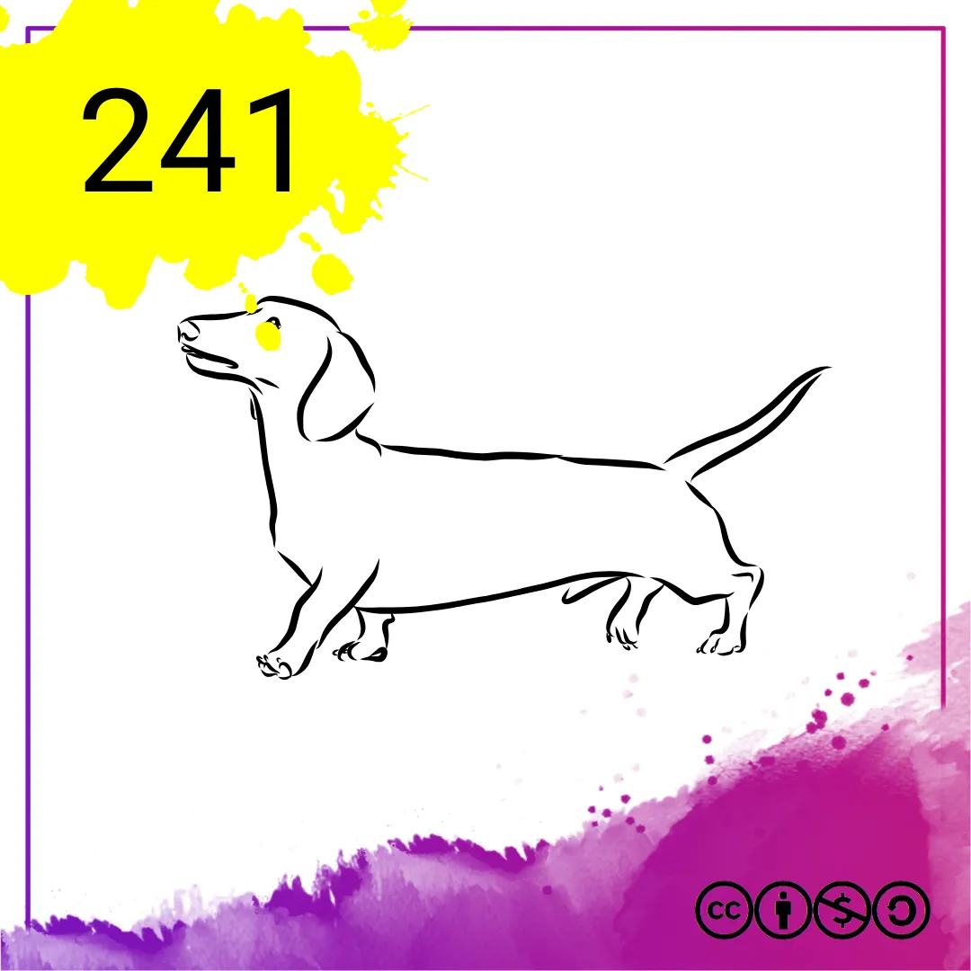 Mein Malbuch Heft Nr. 241 - Dackeln