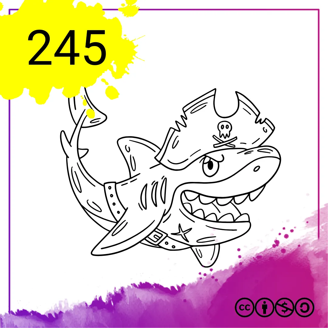 Mein Malbuch Heft Nr. 245 - Haie