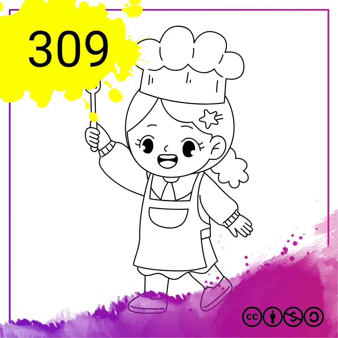 Mein Malbuch Heft Nr. 309 - Koch