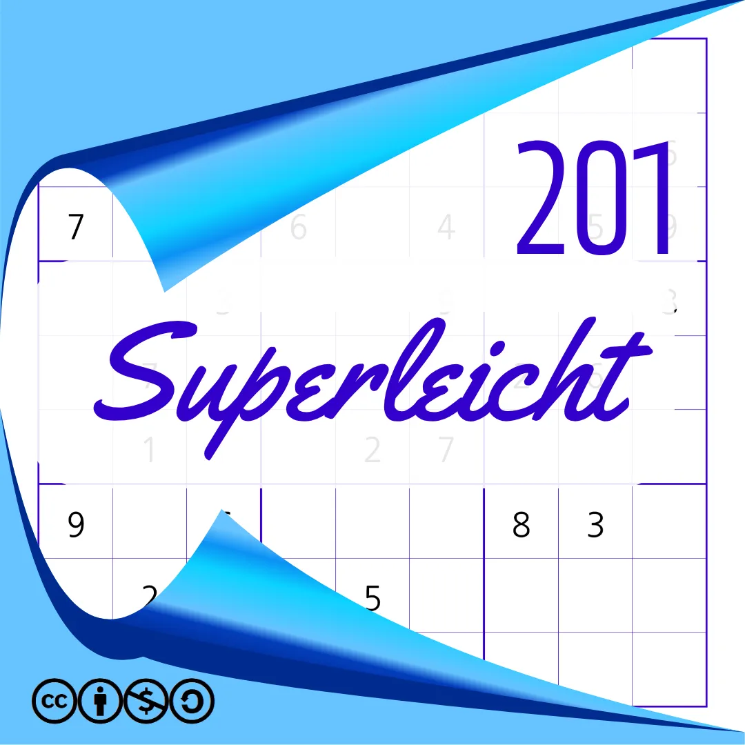 Sudoku Superleicht Heft Nr. 201