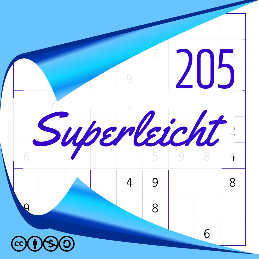 Sudoku Superleicht Heft Nr. 205