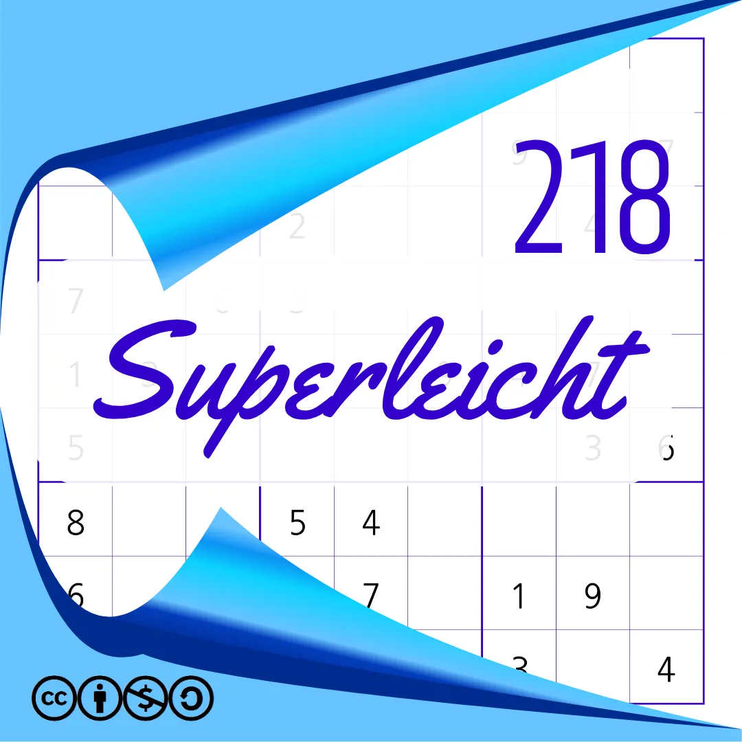 Sudoku Superleicht Heft Nr. 218