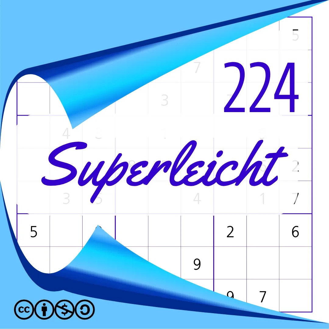 Sudoku Superleicht Heft Nr. 224