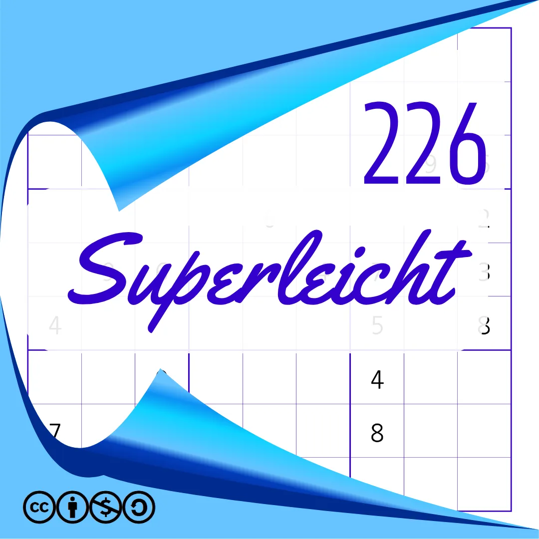 Sudoku Superleicht Heft Nr. 226