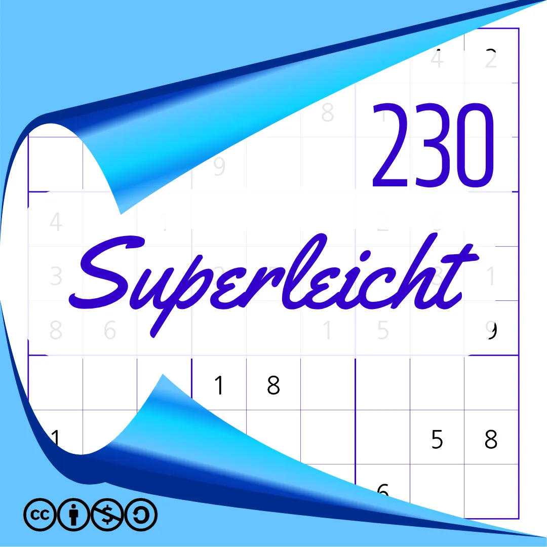 Sudoku Superleicht Heft Nr. 230