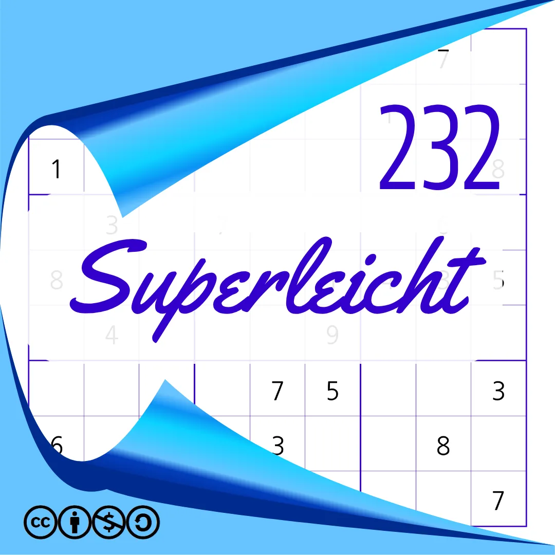 Sudoku Superleicht Heft Nr. 232
