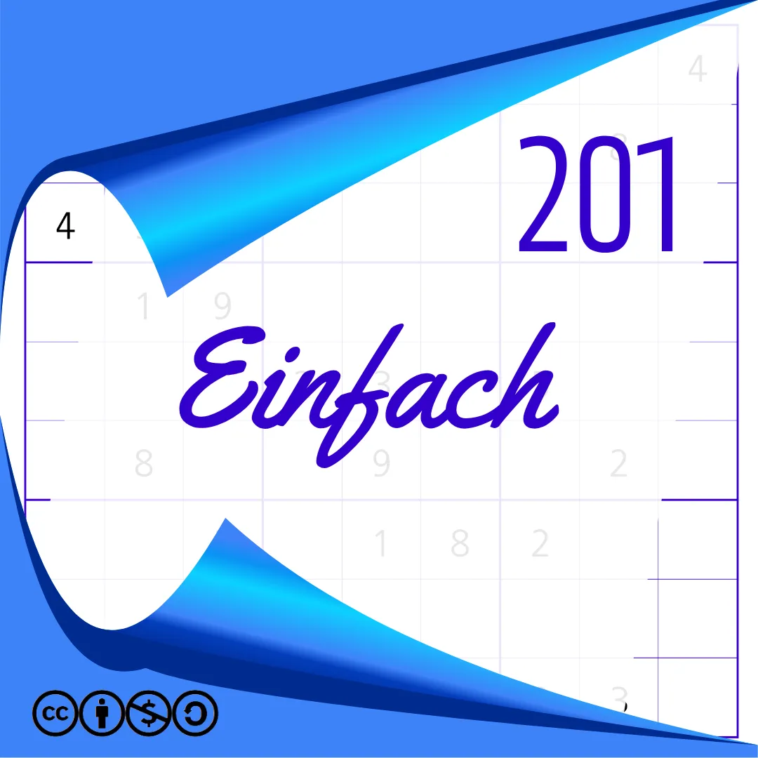 Sudoku Einfach Heft Nr. 201