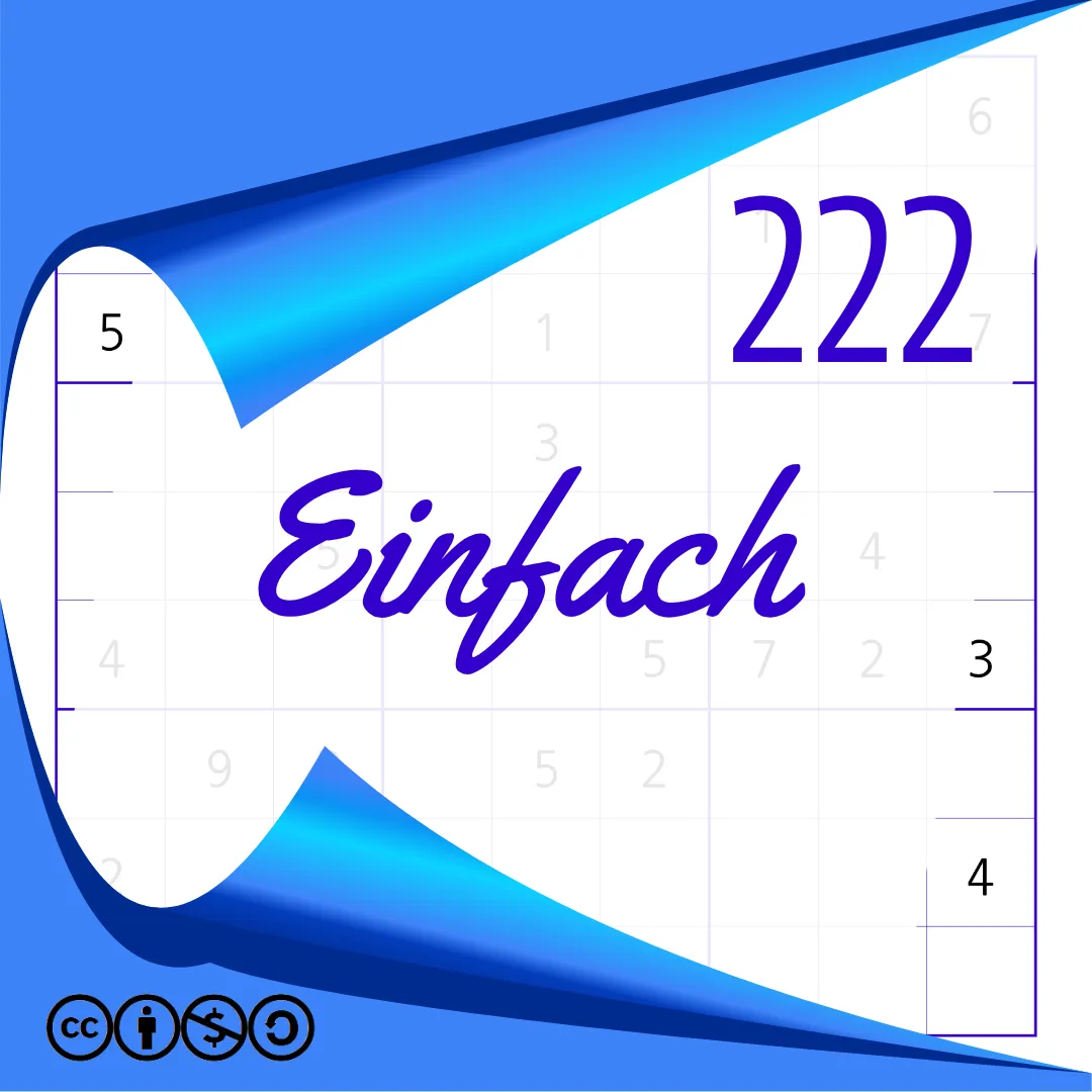 Sudoku Einfach Heft Nr. 222