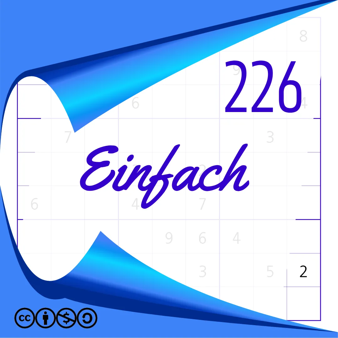 Sudoku Einfach Heft Nr. 226
