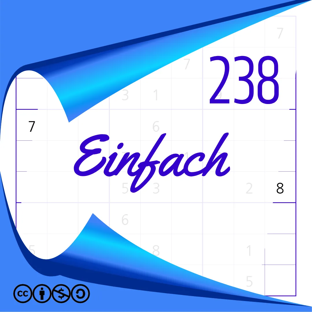 Sudoku Einfach Heft Nr. 238