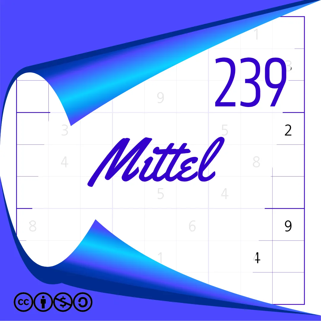 Sudoku Mittel Heft Nr. 239