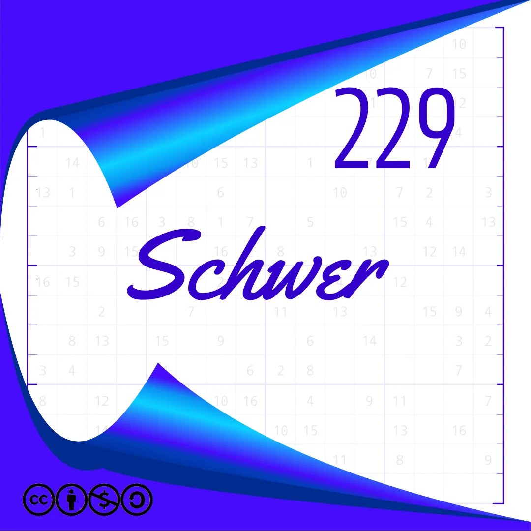 Sudoku Schwer Heft Nr. 229