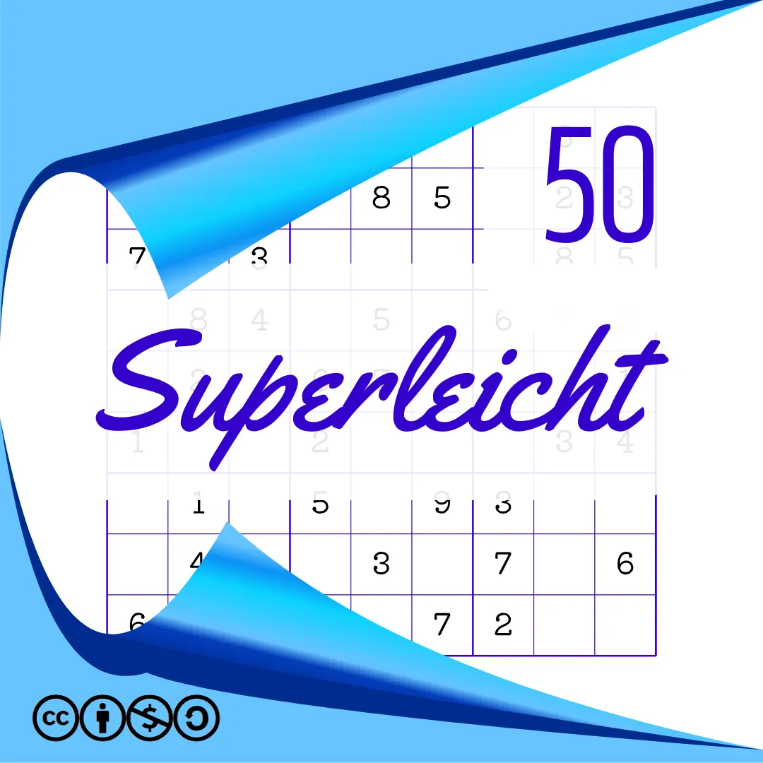 Sudoku Superleicht Heft Nr. 50