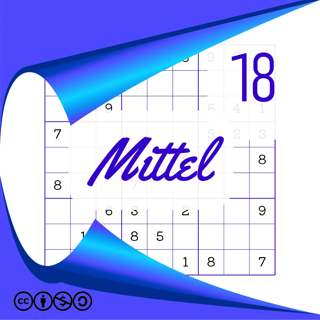 Sudoku Mittel Heft Nr. 18