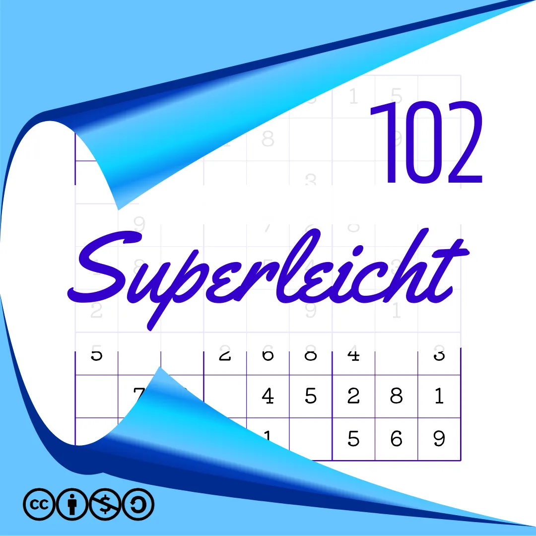 Sudoku Superleicht Heft Nr. 102