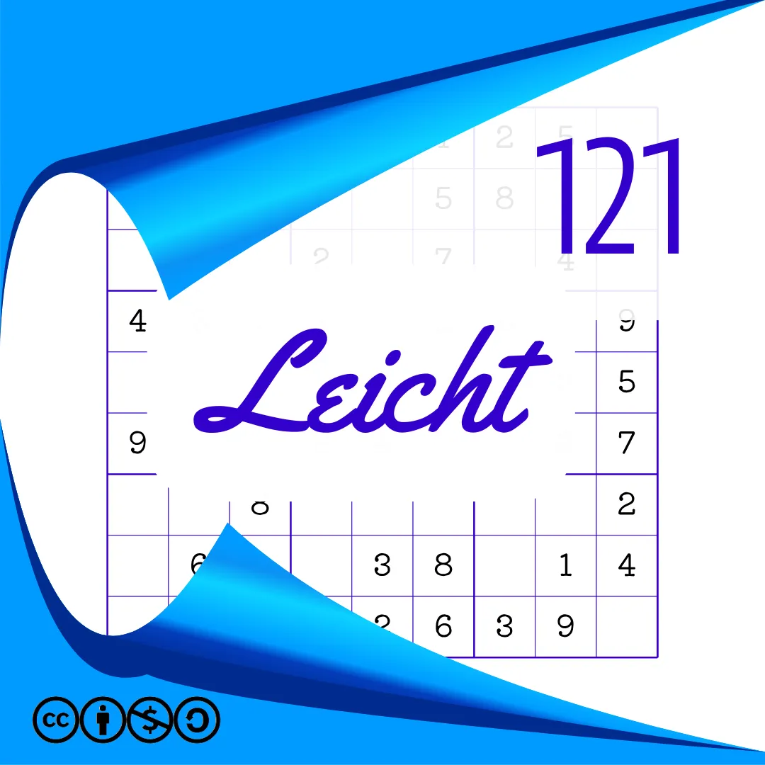 Sudoku Leicht Heft Nr. 121