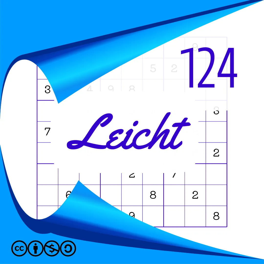 Sudoku Leicht Heft Nr. 124
