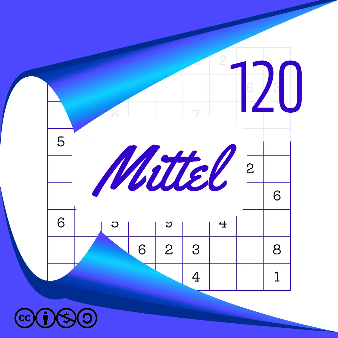 Sudoku Mittel Heft Nr. 120