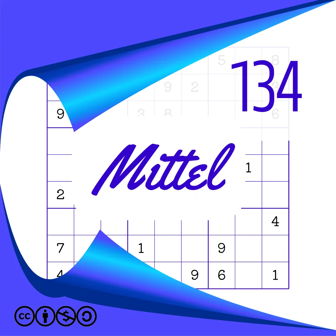 Sudoku Mittel Heft Nr. 134