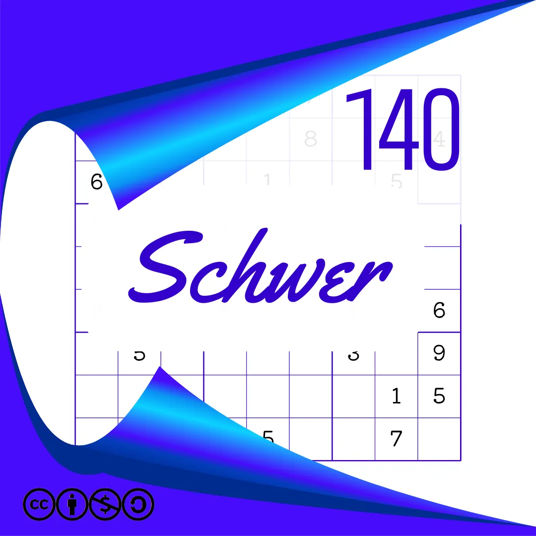 Sudoku Schwer Heft Nr. 140